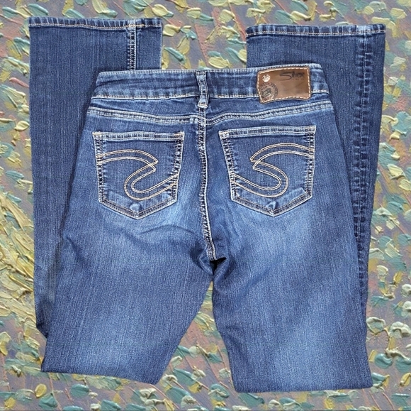 Silver Natsuki Slim-fit Low-rise Bootcut Jeans - Picture 3 of 7